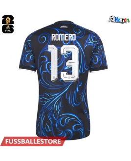 Günstige Argentinien Cristian Romero #13 Auswärtstrikot WM 2026 Kurzarm